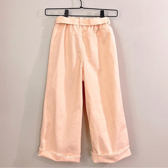 F&F Girls High Waist Dye Wash Denim Pant - Picture 3 of 13